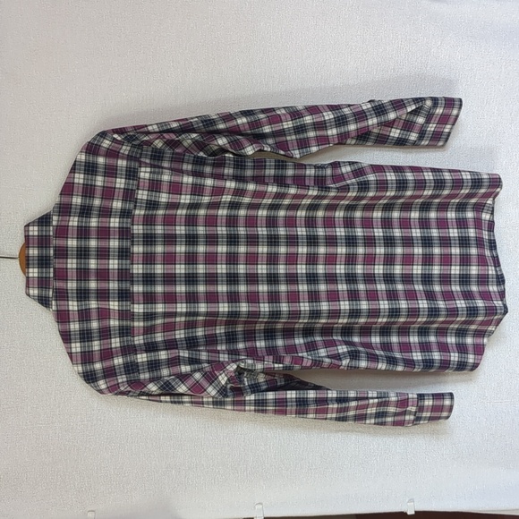Forsyth of Canada Men's Long Sleeve Button Down Shirt. Size Medium. Plaid - Picture 8 of 11